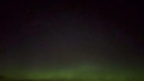 Northern Lights Timelapse Over Arctic Landscape, Stunning Aurora Boreali Stock Footage 331675488