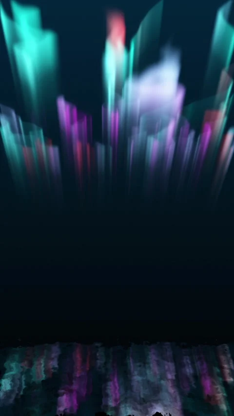 Northern lights. Vertical Видео 241719051