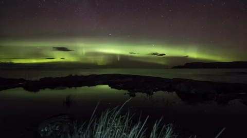 Northern Lights from Vigra Stock Footage 87764790
