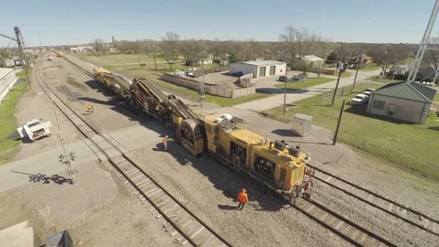  Northern Santa Fe Moving Train Shots Stock Footage 79465716