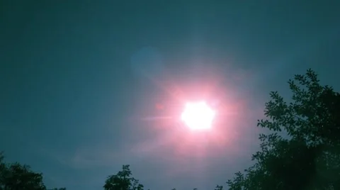 Northern sun and clouds time lapse t3336A Stock Footage 8641258