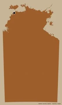 Northern Territory, territory of Australia, on solid. Pattern Stock Illustration
