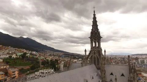 Northern View of Quito Video stock 63225204