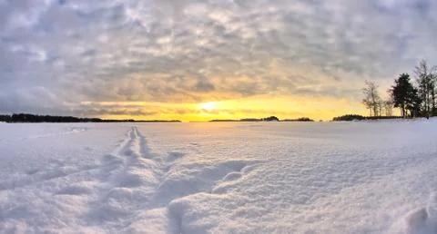 Northern winter Stock Photos