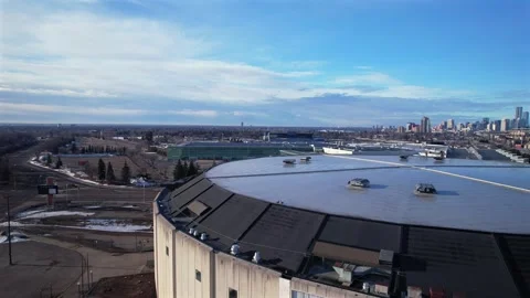 Northlands Coliseum Stock Footage 332251309