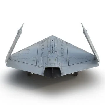 3D Model: Northrop Grumman X-47B UAV Folded Wings #91527543