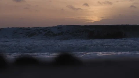 Northsea waves in Denkmark Stock Footage 264156978