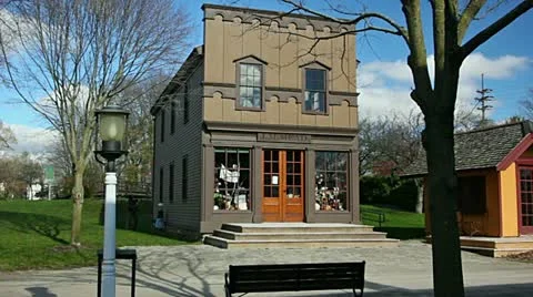 Northville's Historic Village Video stock 12453653