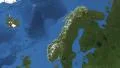 Norway. 3d earth in space - zoom in on Norway contoured 4k 4k or 4k+ Resolution