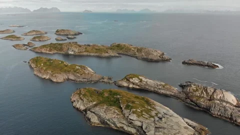 Norway aerial view Stock Footage 134155939