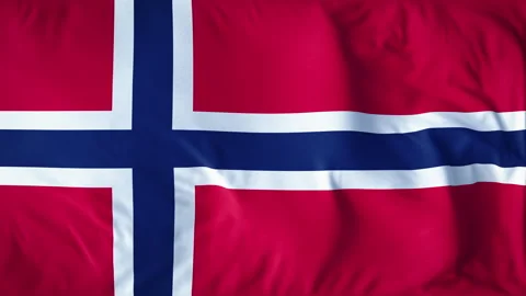 NORWAY COUNTRY FLAG Stock Footage 282391053