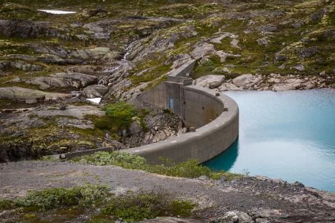 Norway dam Stock Photos