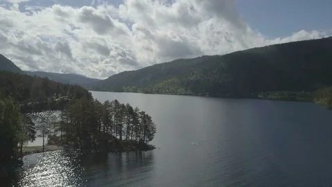 Norway by drone Stock Footage