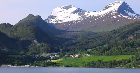 Norway fjords Stock Footage 312314731