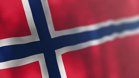 Norway flag animated 스톡 동영상 80597656