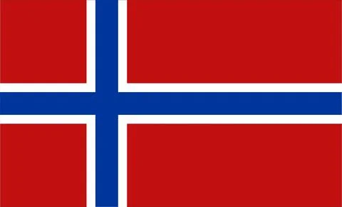 Norway Flag Design Stock Illustration