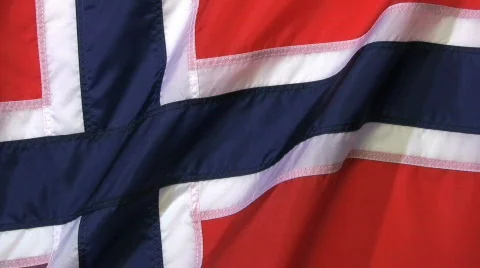 Norway Flag Stock Footage 361864