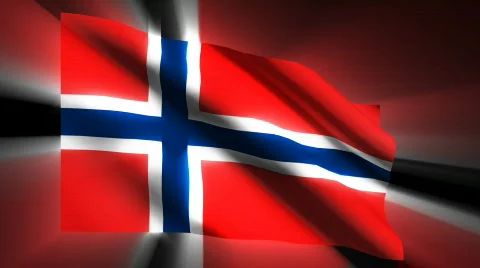Norway Flag Stock Footage 874006