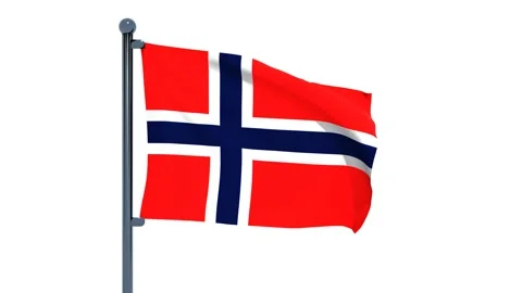Norway Flag Stock Footage 150202989