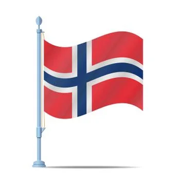 Norway flag Stock Illustration