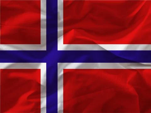 Norway flag with texture 스톡 사진