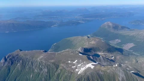 Norway in flight Stock Footage 204901907