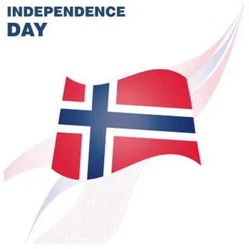 Norway Independence day design vector Stock Illustration
