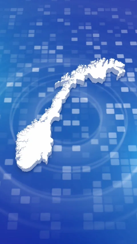 Norway Map Intro Stock Footage 259981777