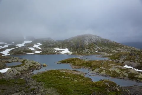 Norway mountain Foto stock