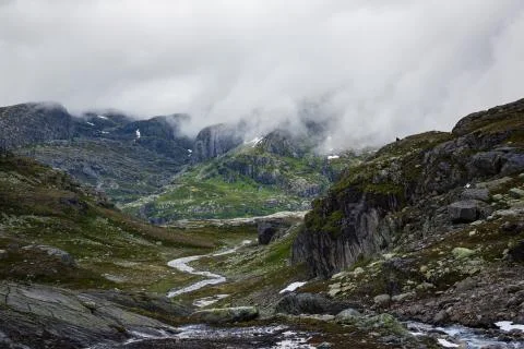 Norway mountain Stock Photos