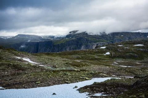 Norway mountain Stock Photos