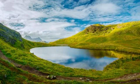 Norway mountains Foto stock