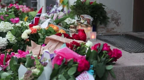 Norway Mourning 2 HD Stock Footage 7902678