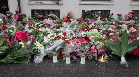 Norway Mourning 3 HD Stock Footage 7902707