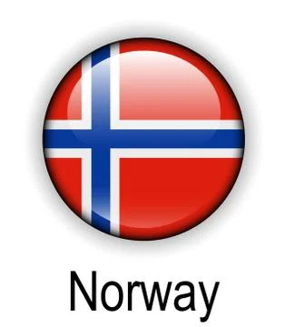 Norway official state flag Stock Illustration