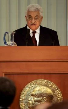 Norway Palestine Abbas - Apr 2006 Stock Photos