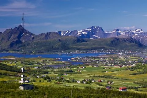 Norway panorama Stock Photos