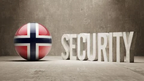 Norway. Security Concept. Stock Illustration