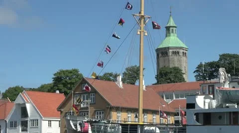Norway Stavanger tower sa Stock Footage 18174601