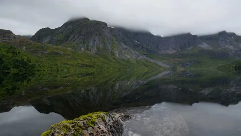 Norway Timelapse Lake Reflection Stock Footage 153275426