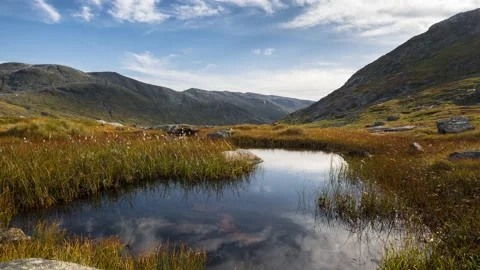 Norway Timelapse Lake View Stock Footage 153284830