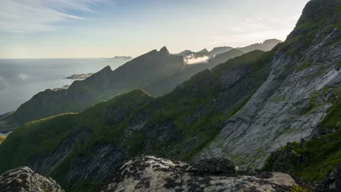 Norway Timelapse Mountain Landscape Stock Footage 153282532