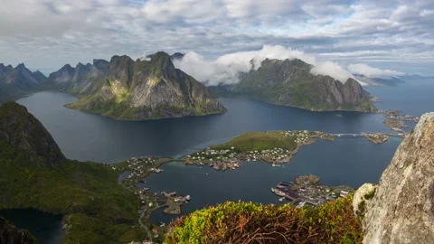 Norway Timelapse Mountain View Stock Footage 153282398