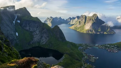 Norway Timelapse Mountain View Stock Footage 153282522