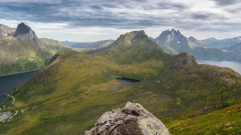 Norway Timelapse Mountain View Stock Footage 153285090