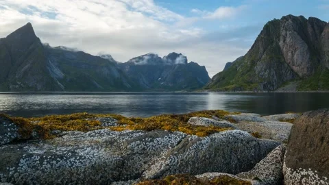 Norway Timelapse Ocean Stock Footage 153278496