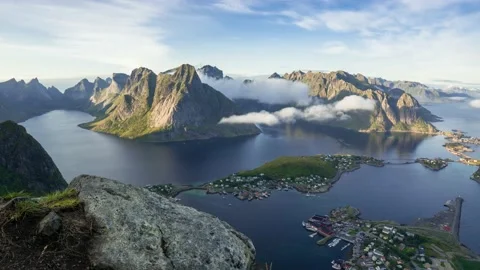 Norway Timelapse Summit View Stock Footage 153282826