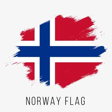 Norway Vector Flag. Norway Flag for Independence Day Stock Illustration