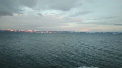 Norway, view from the train window Stock Footage 102780314