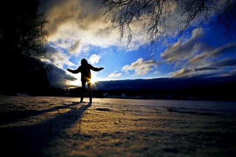 Norway Weather - Jan 2008 写真素材